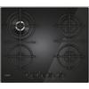 CANDY CVG6BR4WTB PIANO COTTURA 60CM 4 ZONE GAS SU VETRO NERO UN DOPPIA CORONA