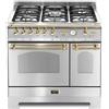 LOFRA DOLCEVITA RSD96GVGTECI CUCINA 90CM ACCIAIO/OTTONE41220011 DOPPIO FORNO