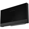 ELICA SUPER PLAT BL/F/80 CAPPA PARETE FILTRANTE TOUCH CONTROL VETRO NERO