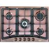 De Longhi Piano Cottura 5 Fuochi Ramato a Gas 68 cm da incasso De Longhi ROF 57 PRO