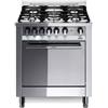 Lofra Cucina a Gas 5 Fuochi Lofra con Forno Elettrico Ventilato 70x60 cm Inox M76MF/C