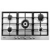 Candy NUOVO CANDY PG952/1SXGH PIANO COTTURA DA INCASSO 5 FUOCHI A GAS 90 CM INOX