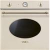 Smeg Forno Elettrico Ventilato da Incasso 70 Lt 60 cm Classe A Avena SF68C1AVO SMEG