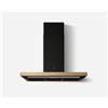 ELICA BIO @ BLRO/A/90 CAPPA A PARETE 90 CM NERO RUVIDO CL.A++