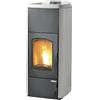 LAMINOX ZARA OMNIA IDRO LUX 30 KW TERMOSTUFA PELLET ACCIAIO BIANCO