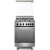 De'Longhi DE LONGHI DGX64LSG CUCINA 60CM 4FUOCHI FORNO A GAS STATICO VALVOLA SICUREZZA A
