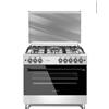 LAREL Cucina LAREL 5 Fuochi a Gas Tutto Forno elettrico 90x60cm Inox L90EX