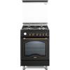 De'Longhi DE LONGHI PEMA664CLSG CUCINA A GAS 60CM 4 FUOCHI FORNO ELETTRICO ANTRACITE CE A