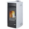 LAMINOX ESTER IDRO PLUS IDROVENTILATA TERMOSTUFA A PELLET 15 KW BIANCO