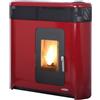 LAMINOX ELISA PHANTOM IDRO 16 KW TERMOSTUFA A PELLET ROSSA