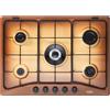De'Longhi DE LONGHI YTF57ASV PIANO COTTURA 5 FUOCHI COPPERTONE 68 CM
