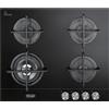 De'Longhi DE LONGHI NSL460NCM PIANO COTTURA 4 FUOCHI 60 CM IN VETROCERAMICA NERO