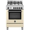 LA GERMANIA AMN664GCRV/24 CUCINA 60CM 4 FUOCHI FORNO A GAS CREMA CLASSE A+