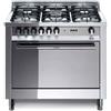 Lofra Cucina a Gas 5 Fuochi Lofra con Forno a Gas Ventilato 90x60 cm Inox MG96GV/C