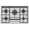 FOSTER 7058072 PIANO COTTURA MARINE 5 FUOCHI GRIGLIE IN GHISA ACCIAIO INOX