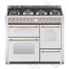 LOFRA RBPT116MFET+SMFT2AE0 CUCINA DOLCEVITA 110CM 3FORNI BIANCO/OTTONE 51440903