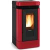 EXTRAFLAME 1292500 LUCIA.16 BORDEAUX STUFA PELLET MAIOLICA FOCOLARE GHISA 12.1W