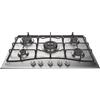 HOTPOINT Piano Cottura HOTPOINT 5 Fuochi Gas 75 cm Colore Acciaio PCN 752 T/IX/HAR