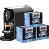 Bialetti Gioia Plus Macchina Caffè Espresso a Capsule 1200 W + 48 Capsule Nero BIALETTI