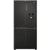 HAIER HCR7818DWPT FRIGORIFERO 4PORTE 467 LT NO FROST DISPENSER NERO CL.D