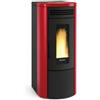 EXTRAFLAME COSTANZA IDRO 5.0 BORDEAUX TERMOSTUFA PELLET ERMETICA 16KW 1291101