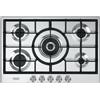 De'Longhi DE LONGHI NSL575X PIANO COTTURA 75 CM ACCIAIO INOX 5 FUOCHI GRIGLIE GHISA