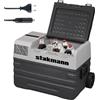 Frigorifero Portatile Con Compressore 12V 220V, Frigo Congelatore Con Ruote, AC-