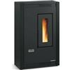 La Nordica EXTRAFLAME 1292602 LUISELLA 5.0 STUFA PELLET VENTILATA SLIM NERO A+