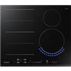 SAMSUNG NZ64N9777GK PIANO COTTURA A INDUZIONE 60CM VETRO NERO TOUCH