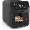 PRINCESS Friggitrice Aerofryer Digital PRINCESS 8 Lt 2000 W colore Nero 182476
