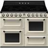 SMEG TR4110IP2 CUCINA 110CM VICTORIA 5 FUOCHI 3 FORNI PIANO INDUZIONE CREMA A