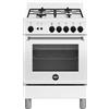 LA GERMANIA AMN664GBV/24 CUCINA 60CM 4 FUOCHI FORNO A GAS 56L BIANCO CE A+