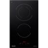 De'Longhi DE LONGHI PVC 31 N PIANO COTTURA ELETTRICO DA INCASSO NERO 30 CM 2 ZONE COTTURA