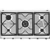 SMEG CONTEMPORANEA SRV596GH5 PIANO COTTURA A GAS 90CM 5 FUOCHI ACCIAIO INOX
