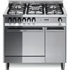 Lofra Cucina a Gas 5 Fuochi Forno Elettrico con Grill 90x60cm Cl A Inox MR96MF/C Lofra