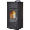 LAMINOX GRETA IDRO PLUS IDROVENTILATA TERMOSTUFA A PELLET 18 KW ANTRACITE