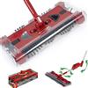 Tradeshop SCOPA ELETTRICA ROTANTE ASPIRAPOLVERE MANICO RUOTANTE SWIVEL SWEEPER SENZA FILI