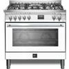 LOFRA CUCINA VENEZIA PBPG96WMFT/AE0 90CM BIANCO PERLA FORNO ELETTRICO 5 FUOCHI