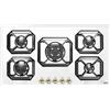 LOFRA HRBP9AO PIANO COTTURA 90CM BIANCO PERLA 5 FUOCHI 1 TRIPLA CORONA