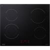 De'Longhi DE LONGHI PVC 61 N PIANO COTTURA da INCASSO NERO 60 CM 4 ZONE RADIANTI