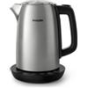 Philips Bollitore 1.7 Lt 2200 Watt Inox Acciaio Coperchio Molla HD9359/90 Philips