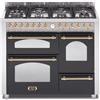 LOFRA RNMT116MFET+SMFT2AE0 CUCINA DOLCEVITA 3 FORNI 5 FUOCHI NERO/OTTONE