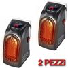 Handy Heater 2X STUFA ELETTRICA RISCALDAMENTO STUFETTA BASSO CONSUMO PORTATILE UFFICIO CASA
