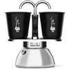 Bialetti Caffettiera Mini Induction 2 tazze 7310 Express induzione Tazzine Rotex
