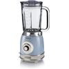 Ariete 583 Frullatore Vintage tazza in vetro 1,5L 4 Velocita+Pulse Celeste Rotex