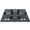Hotpoint-Ariston HOTPOINT ARISTON FTGHG641D/HA(BK) PIANO COTTURA GAS 60CM 4 FUOCHI IN VETRO NERO