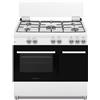 SCHAUB LORENZ Cucina a Gas 5 Fuochi Forno a Gas 90x60 Classe A Bianco SS941GEW SCHAUB LORENZ