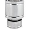 Terminale antivento a botte acciaio inox diam. 250x300