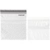 IKEA ISTAD 50 Sacchetti richiudibili GRIGI BIANCHI