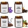 ANSOYER 4 Pezzi Candela da massaggio Set Regalo con 4 Candele da 128g per Massaggi